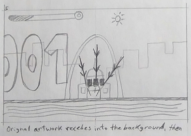 Storyboard Sketch Scene 3